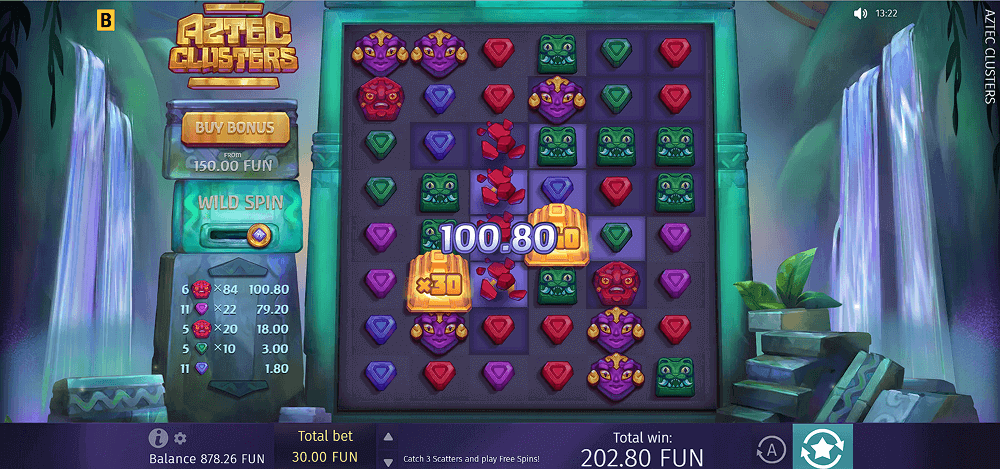 Aztec Clusters Bonuses